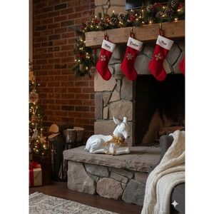 Porcelain Doe Only Grandeur Noel Collector's Edition 1999 Christmas Reindeer